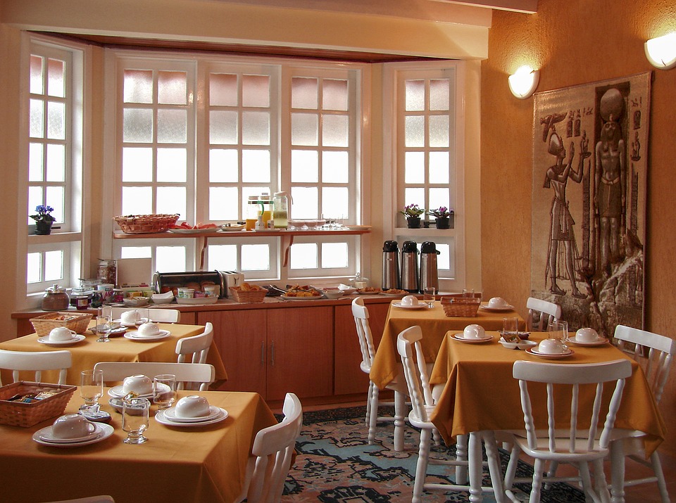 buffet colazione di un albergo