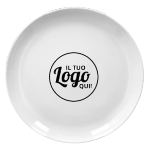 piatti in ceramica personalizzati con logo